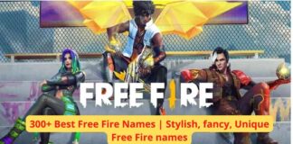 300+ Best Free Fire Names Stylish, fancy, Unique Free Fire names