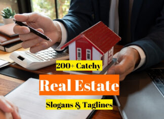 Catchy Real Estate Slogans and Taglines