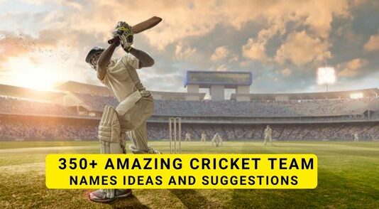 350+ Amazing Cricket Team Names Ideas and Suggestions