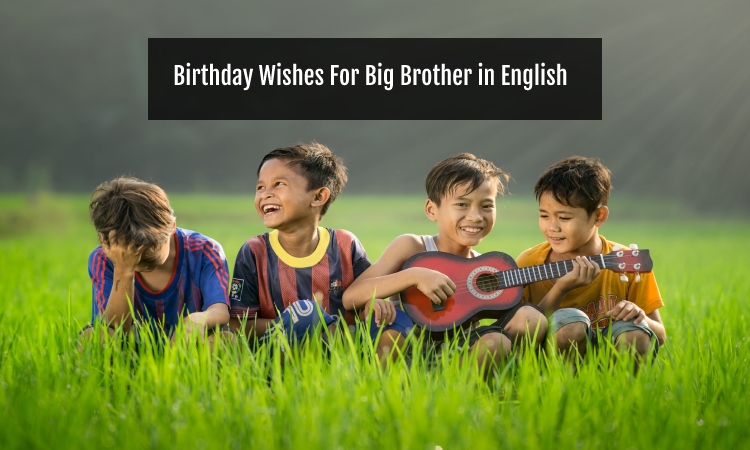 Birthday Wishes For Big Brother in English