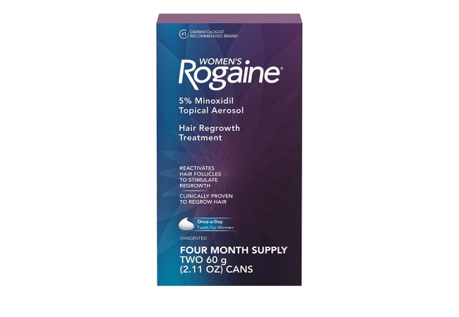 Women's Rogaine 5% Minoxidil Foam for Hair Thinning and Loss