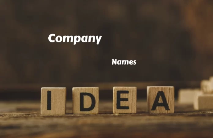 Company Ideas Names