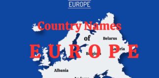 Country Names of Europe