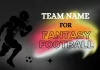 Team Name for Fantasy Football