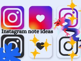 Instagram note ideas