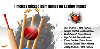 Timeless Cricket Team Names for Lasting Impact