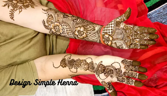 henna simple design